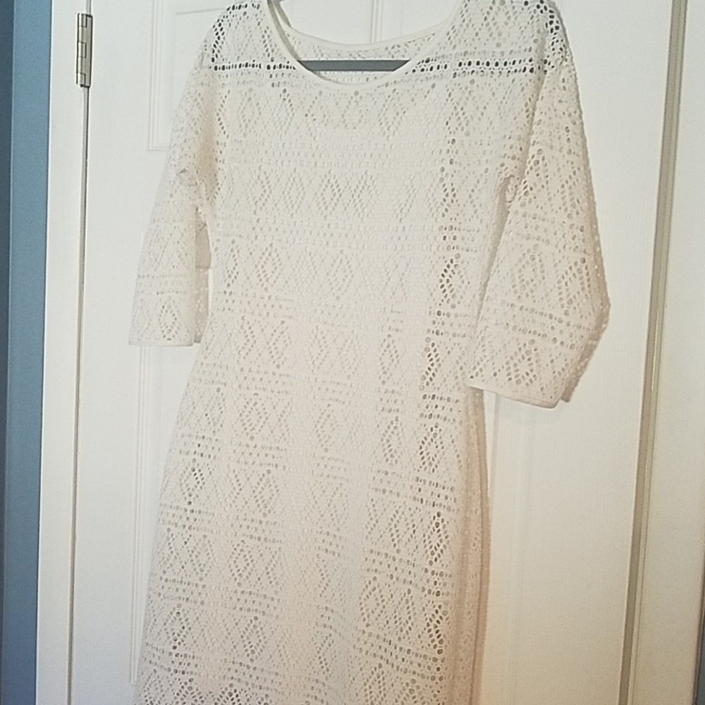White Express Dress Size Small